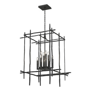 Hubbardton Forge - 101317-SKT-10 - Tura 8-Light Large Chandelier - Tura - Black