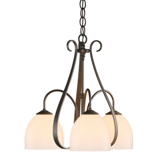 Hubbardton Forge - 101441-SKT-05-GG0001 - Sweeping Taper 3 Arm Chandelier - Sweeping Taper - Bronze