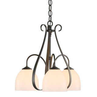 Hubbardton Forge - 101441-SKT-07-GG0001 - Sweeping Taper 3 Arm Chandelier - Sweeping Taper - Dark Smoke
