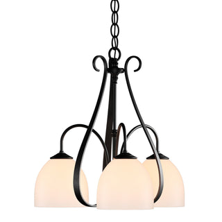 Hubbardton Forge - 101441-SKT-10-GG0001 - Sweeping Taper 3 Arm Chandelier - Sweeping Taper - Black