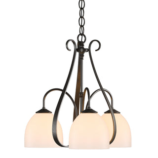 Hubbardton Forge - 101441-SKT-14-GG0001 - Sweeping Taper 3 Arm Chandelier - Sweeping Taper - Oil Rubbed Bronze