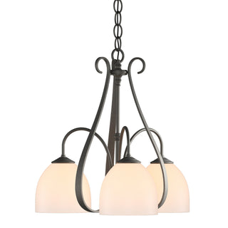 Hubbardton Forge - 101441-SKT-20-GG0001 - Sweeping Taper 3 Arm Chandelier - Sweeping Taper - Natural Iron