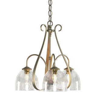 Hubbardton Forge - 101441-SKT-84-LL0001 - Sweeping Taper 3 Arm Chandelier - Sweeping Taper - Soft Gold
