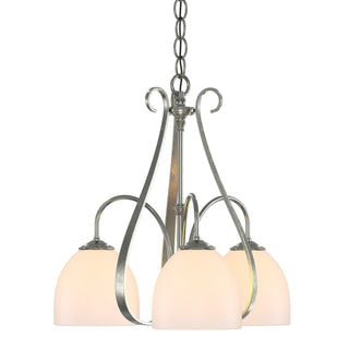 Hubbardton Forge - 101441-SKT-85-GG0001 - Sweeping Taper 3 Arm Chandelier - Sweeping Taper - Sterling