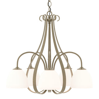Hubbardton Forge - 101445-SKT-84-GG0001 - Sweeping Taper 5 Arm Chandelier - Sweeping Taper - Soft Gold