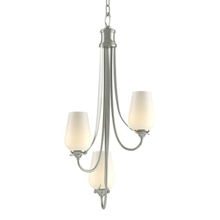 Hubbardton Forge - 103033-SKT-85-GG0303 - Flora 3 Arm Chandelier - Flora - Sterling