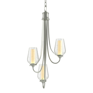 Hubbardton Forge - 103033-SKT-85-ZS0354 - Flora 3 Arm Chandelier - Flora - Sterling