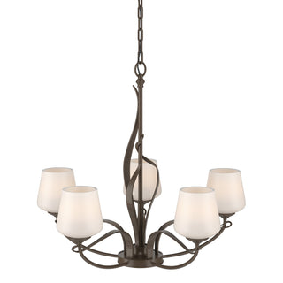 Hubbardton Forge - 103040-SKT-05-GG0236 - Flora 5 Arm Chandelier - Flora - Bronze