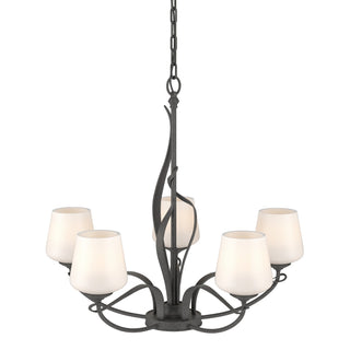 Hubbardton Forge - 103040-SKT-20-GG0236 - Flora 5 Arm Chandelier - Flora - Natural Iron