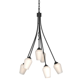 Hubbardton Forge - 103043-SKT-10-GG0303 - Flora 6 Arm Chandelier - Flora - Black