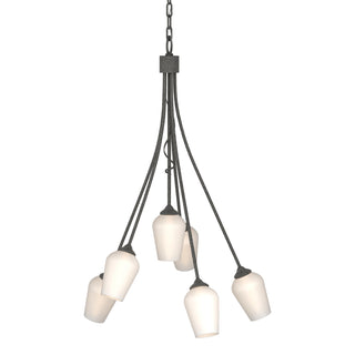 Hubbardton Forge - 103043-SKT-20-GG0303 - Flora 6 Arm Chandelier - Flora - Natural Iron