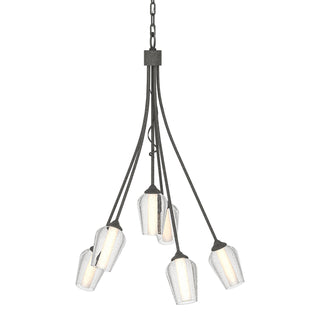 Hubbardton Forge - 103043-SKT-20-ZS0354 - Flora 6 Arm Chandelier - Flora - Natural Iron
