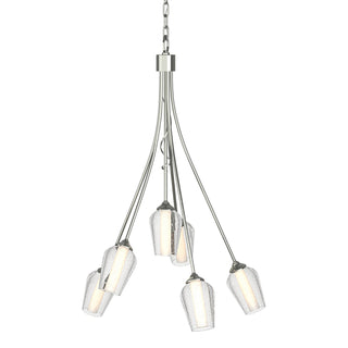 Hubbardton Forge - 103043-SKT-85-ZS0354 - Flora 6 Arm Chandelier - Flora - Sterling