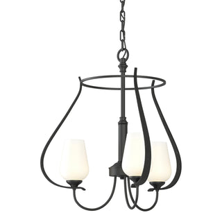 Hubbardton Forge - 103047-SKT-10-GG0303 - Flora 3 Arm Chandelier - Flora - Black