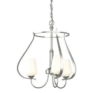 Hubbardton Forge - 103047-SKT-85-GG0303 - Flora 3 Arm Chandelier - Flora - Sterling