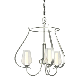 Hubbardton Forge - 103047-SKT-85-ZS0354 - Flora 3 Arm Chandelier - Flora - Sterling