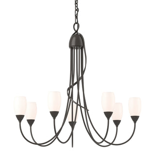 Hubbardton Forge - 103049-SKT-14-GG0444 - Flora 7 Arm Chandelier - Flora - Oil Rubbed Bronze
