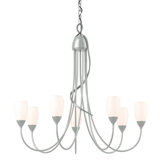 Hubbardton Forge - 103049-SKT-82-GG0444 - Flora 7 Arm Chandelier - Flora - Vintage Platinum