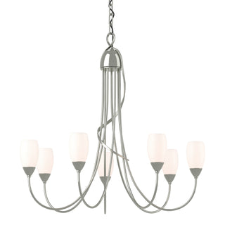 Hubbardton Forge - 103049-SKT-85-GG0444 - Flora 7 Arm Chandelier - Flora - Sterling