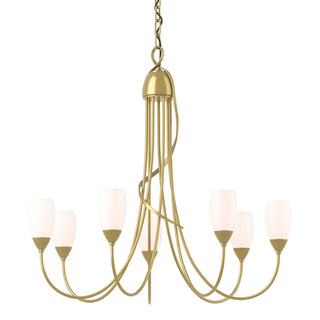Hubbardton Forge - 103049-SKT-86-GG0444 - Flora 7 Arm Chandelier - Flora - Modern Brass