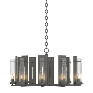 Hubbardton Forge - 103290-SKT-20-II0184 - New Town 10 Arm Chandelier - New Town - Natural Iron