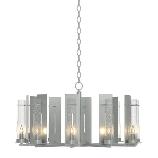 Hubbardton Forge - 103290-SKT-82-II0184 - New Town 10 Arm Chandelier - New Town - Vintage Platinum
