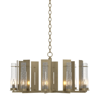 Hubbardton Forge - 103290-SKT-84-II0184 - New Town 10 Arm Chandelier - New Town - Soft Gold