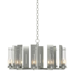 Hubbardton Forge - 103290-SKT-85-II0184 - New Town 10 Arm Chandelier - New Town - Sterling