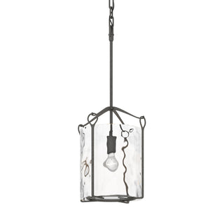 Hubbardton Forge - 104060-SKT-20-LL0137 - Bow Tall Mini Pendant - Bow - Natural Iron