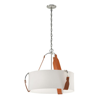 Hubbardton Forge - 104070-SKT-24-LC-SE2208 - Saratoga Small Pendant - Saratoga - Polished Nickel