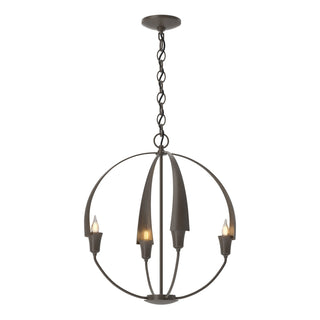 Hubbardton Forge - 104201-SKT-05 - Cirque Small Chandelier - Cirque - Bronze