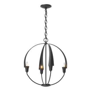 Hubbardton Forge - 104201-SKT-10 - Cirque Small Chandelier - Cirque - Black