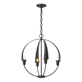 Hubbardton Forge - 104201-SKT-14 - Cirque Small Chandelier - Cirque - Oil Rubbed Bronze