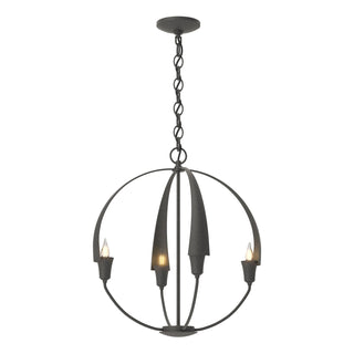 Hubbardton Forge - 104201-SKT-20 - Cirque Small Chandelier - Cirque - Natural Iron