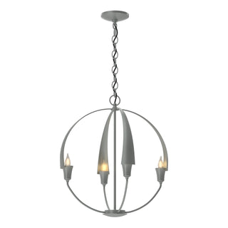 Hubbardton Forge - 104201-SKT-82 - Cirque Small Chandelier - Cirque - Vintage Platinum
