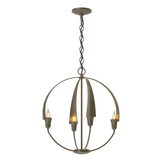 Hubbardton Forge - 104201-SKT-84 - Cirque Small Chandelier - Cirque - Soft Gold