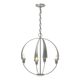 Hubbardton Forge - 104201-SKT-85 - Cirque Small Chandelier - Cirque - Sterling