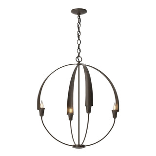 Hubbardton Forge - 104203-SKT-05 - Cirque Large Chandelier - Cirque - Bronze