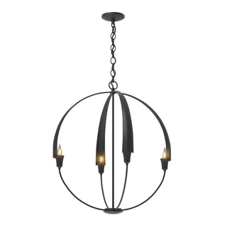 Hubbardton Forge - 104203-SKT-10 - Cirque Large Chandelier - Cirque - Black