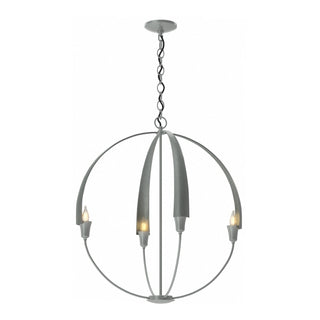 Hubbardton Forge - 104203-SKT-82 - Cirque Large Chandelier - Cirque - Vintage Platinum