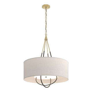 Hubbardton Forge - 104230-SKT-86-07-SE2811 - Loop Pendant - Loop - Modern Brass