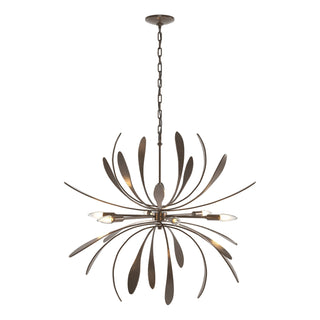 Hubbardton Forge - 104350-SKT-05 - Dahlia Chandelier - Dahlia - Bronze