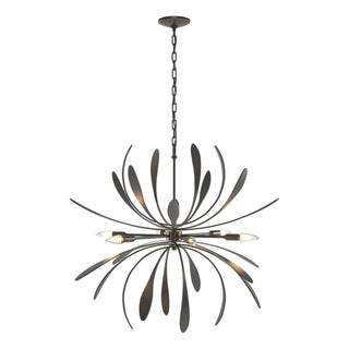 Hubbardton Forge - 104350-SKT-14 - Dahlia Chandelier - Dahlia - Oil Rubbed Bronze