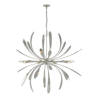 Hubbardton Forge - 104355-SKT-85 - Dahlia Large Chandelier - Dahlia - Sterling