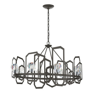 Hubbardton Forge - 105020-SKT-07-CR - Gatsby Chandelier - Gatsby - Dark Smoke