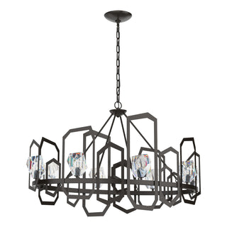 Hubbardton Forge - 105020-SKT-14-CR - Gatsby Chandelier - Gatsby - Oil Rubbed Bronze