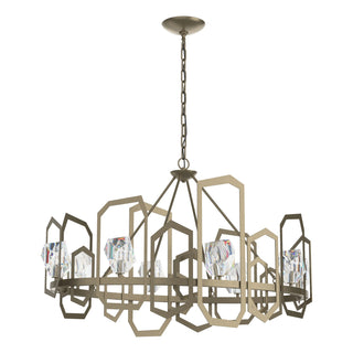 Hubbardton Forge - 105020-SKT-84-CR - Gatsby Chandelier - Gatsby - Soft Gold