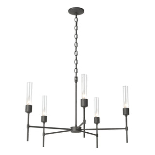 Hubbardton Forge - 105045-SKT-20-ZM0611 - Vela 5 Arm Chandelier - Vela - Natural Iron