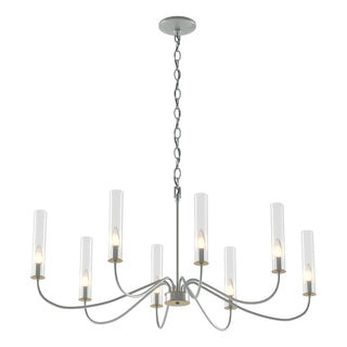 Hubbardton Forge - 105050-SKT-82-BR-ZM0611 - Grace 8-Arm Chandelier - Grace - Vintage Platinum