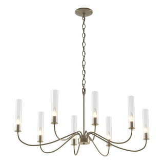 Hubbardton Forge - 105050-SKT-84-BR-ZM0611 - Grace 8-Arm Chandelier - Grace - Soft Gold